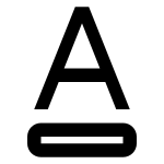 Text Color SVG Icon